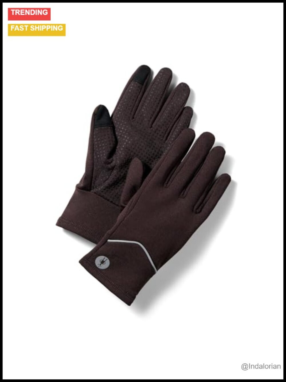 Unisex Active Fleece Gloves Merino Wool Recycled Polyester Touchscreen
